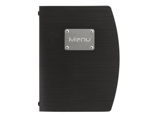 Securit® A5 RIO menuomslag i sort