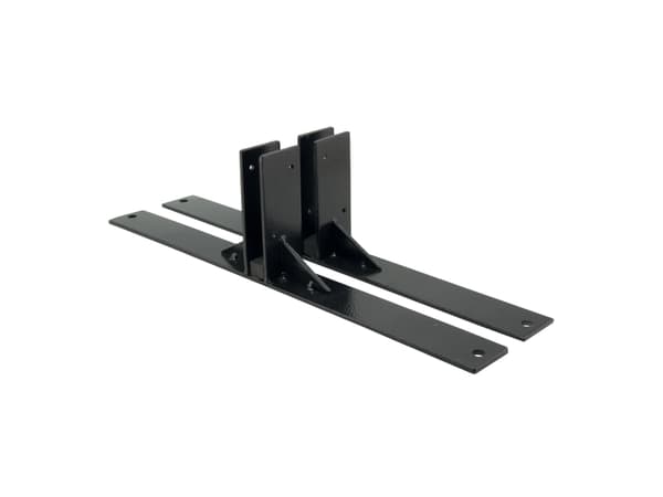 Securit® teräsjalat (kaksi) Multiboard-järjestelmään, musta