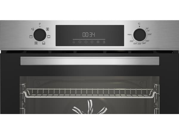 Beko BBIE123001XD, Medium, Elektrisk ovn, 72 l, 2400 W, 72 l, Damp