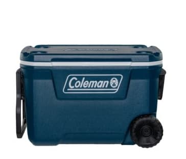 Coleman 62QT Xtreme, Sininen, Suurtiheyspolyeteeni (HDPE), Polyuretaani (PU), 2 renkaita, Muovi, Musta