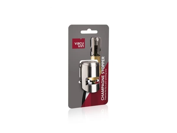 Vacu Vin Steel champagnekork