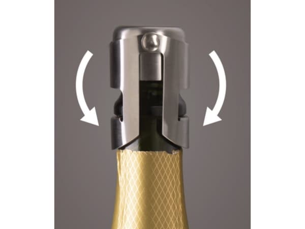Vacu Vin Steel champagnekork