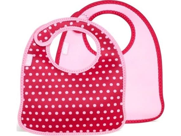 BYGGET Mess Mate - 2 babysmekker (Baby Pink Mini Dots)