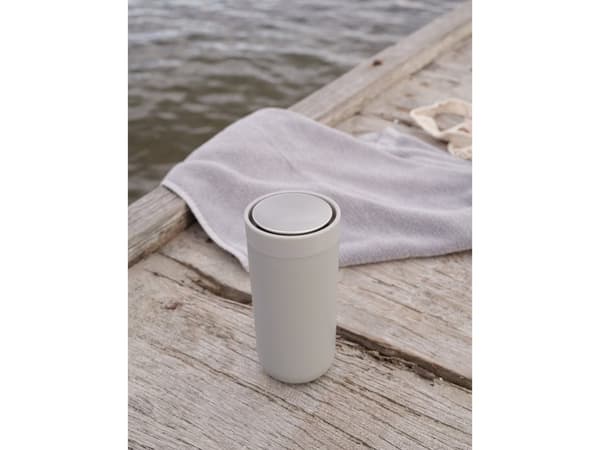 Stelton To Go Click, Grå, Rostfritt stål, Polypropylen, Plast, 4 h, 8 h