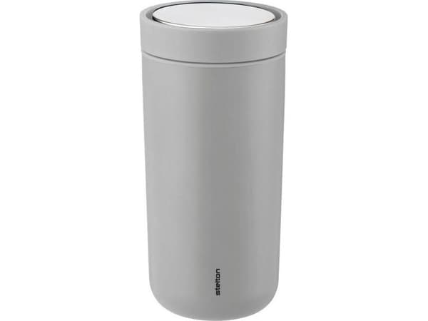 Stelton To Go Click, Grå, Rostfritt stål, Polypropylen, Plast, 4 h, 8 h