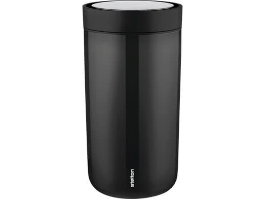 Stelton To Go Click, Musta, Ruostumaton teräs, Ruostumaton teräs, Ruostumaton teräs, Kahvi, Mehu, Tee, 2 h