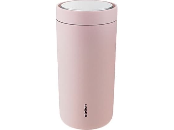 Stelton To Go Click, vaaleanpunainen, ruostumaton teräs, polypropeeni, muovi, 4 t, 8 t