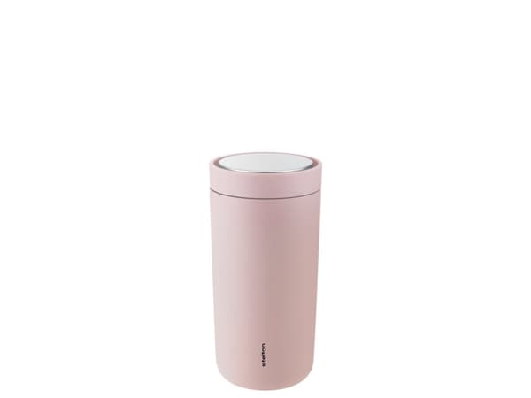 Stelton To Go Click, vaaleanpunainen, ruostumaton teräs, polypropeeni, muovi, 4 t, 8 t