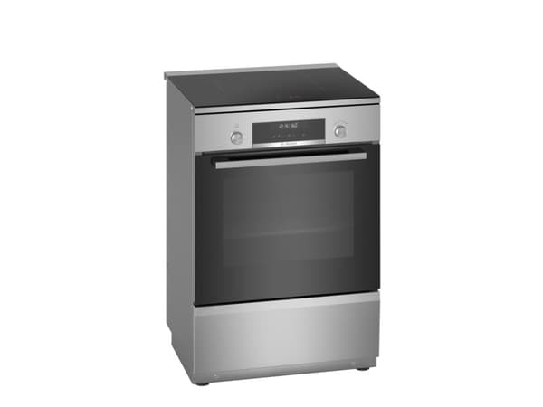 Bosch Series 6 Vapaasti seisova liesi induktiolla - ruostumatonta terästä