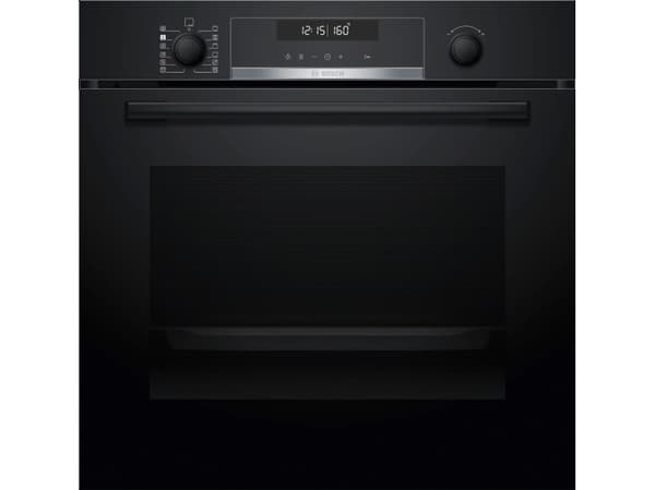 Bosch Serie | 6 HRA578BB0S - Ovn - med dampfunksjon - innebygd - fordypning - bredde: 56 cm - dybde: 55 cm - høyde: 58.5 cm - med selvrens - Klasse A