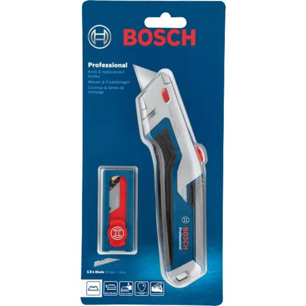 Bosch Professional 1600A027M5 Professionellt kniv- och bladningsset Längd 185.4 mm