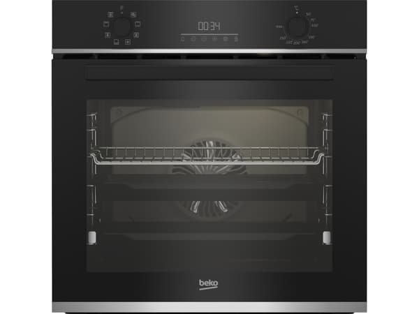 Ovn Bbir13300xc Beko Sort, Rustfritt stål