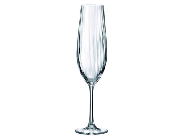 Bohemia Sarah Optic 1Si80/260Ml Champagne 6Pcs