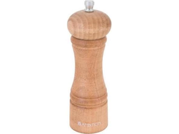 Spice mill Ambition AMBITION Pepper and salt mill Wooden 15 cm Chess chestnut 229703
