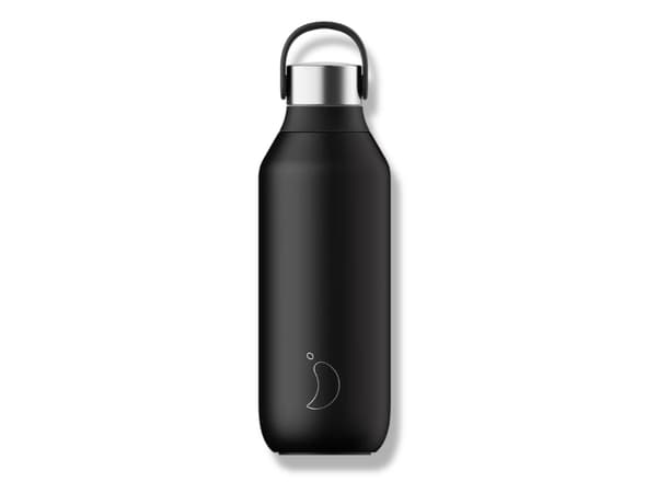 Chilly''s B500S2ABLK, 500 ml, Daglig användning, Svart, 24 h, 12 h, Skruvlock