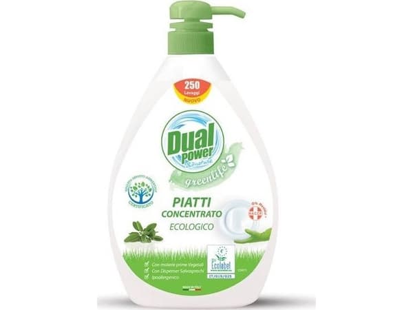 Dual Power Ecological Greenlife oppvaskgelé 1L