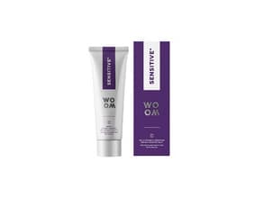 Woom Sensitive+ hellävarainen hammastahna herkille hampaille 75ml