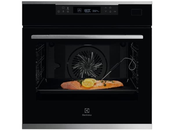Electrolux KOBCS31X, Medium, Elektrisk ovn, 70 l, 3500 W, 70 l, 1000 W Sort
