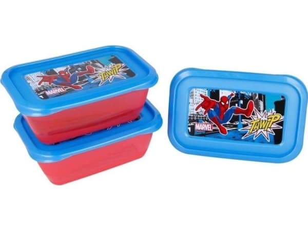 Spiderman - matbeholdere 540ml (3stk)