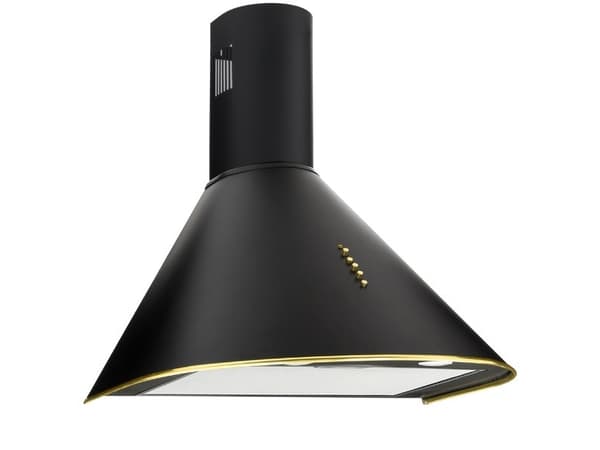 Skorstenshætte Akpo WK-4 Dandys GOLD 60 cm 450 m3/h, sort