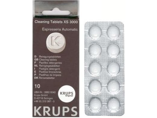 Krups XS300010 - Rensetabletter - for kaffemaskin - for Espresseria Automatic XP 9000; Espresso Automatic XP7200