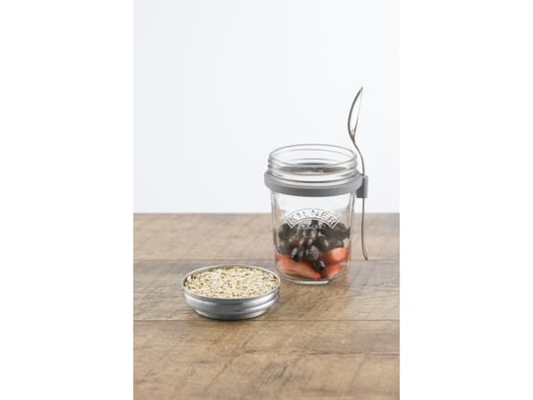 Kilner frokostkrukke + skje 0025.899