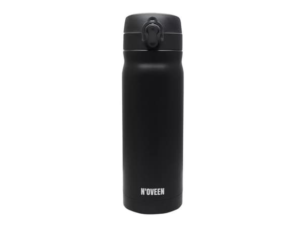 NOVEEN 400 ml lämpöpullo TB810 musta mattapintainen