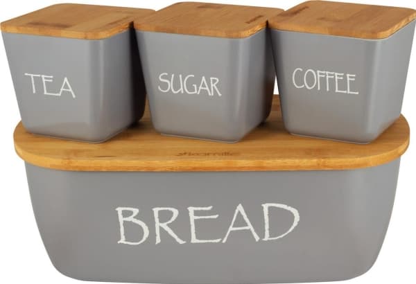 Kamille Breadbox CHLEBAK 1133 GRAPHITE + 3 CONTAINERS