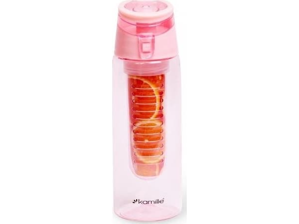 Kamomill Butelka z sitkiem różowa 660 ml