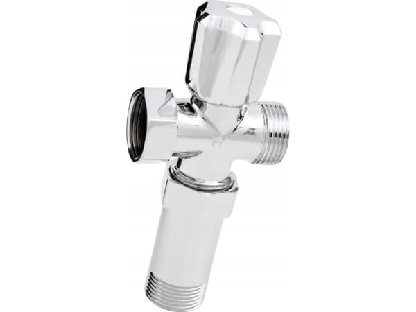 Hydroland-ventil for vaskemaskin eller oppvaskmaskin for de fleste 1/2"x 3/4" veggmonterte kraner