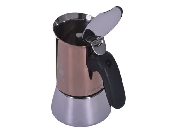 Bialetti Venus, Mokkagryte, 0,09 l, Kobber, Rustfritt stål, Rustfritt stål, 2 kopper, Termoplast