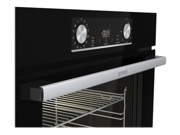 Gorenje Essential BOSX6737E13BG - Ovn - med dampfunksjon - innebygd - fordypning - bredde: 56 cm - dybde: 55 cm - høyde: 59 cm - med selvrens - Klass