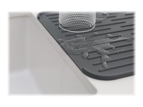 Brabantia 117442, Kuivausteline, Matto, Pöydän pinta, Astiat, Harmaa, Silikoni