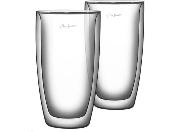 Lamart LT9011, Gjennomsiktig, Borosilikatglass, Rund, 2 stykker, Klar, 380 ml