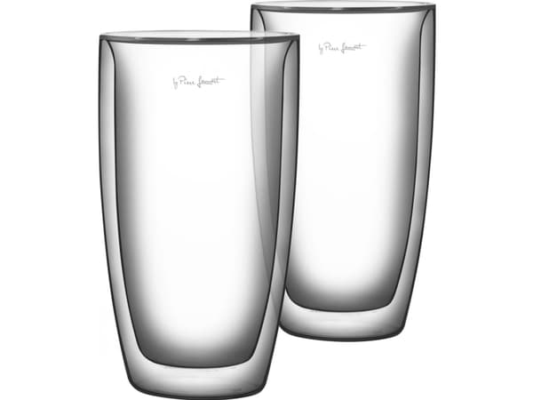 Lamart LT9011, Gjennomsiktig, Borosilikatglass, Rund, 2 stykker, Klar, 380 ml