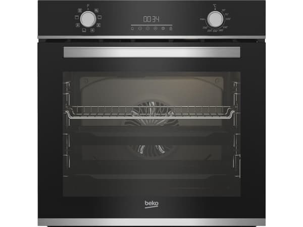 Beko BBIM13300XM, Keskikokoinen, Sähköuuni, 72 L, 72 L, Hydrolyyttinen, 4 hyllyä