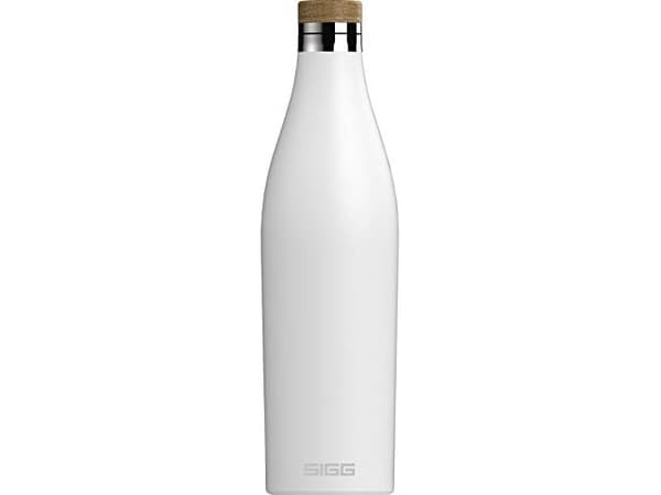 SIGG Meridian White, 700 ml, Daglig användning, Vit, Bamboo, Rostfritt stål, Monokromatiskt, Kina