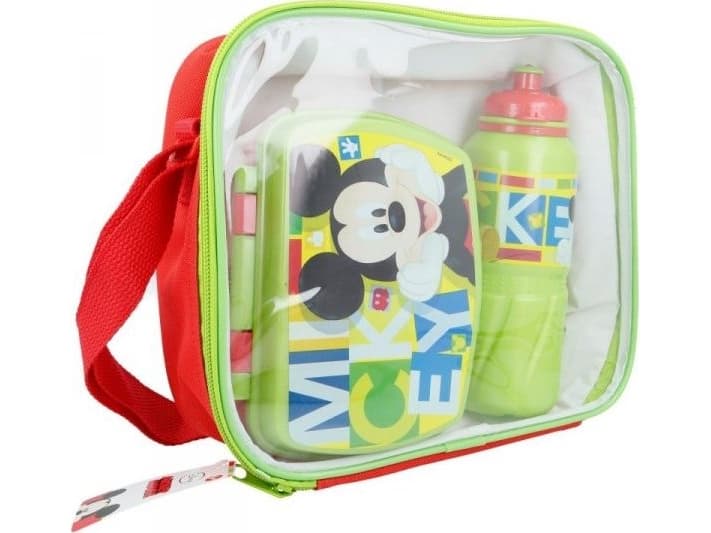 Mickey Mouse Mickey Mouse - Breakfast bag + 530 ml water bottle in a breakfast bag