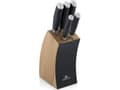 Miniatyrbild 1 av 5: GERLACH. SET OF KNIVES IN A BLOCK OF 5 pcs. DECO BLACK