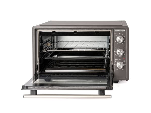 Rommelsbacher BG 1620, Liten, Elektrisk ovn, 37 l, 1650 W, Benkeplate, Antrasitt