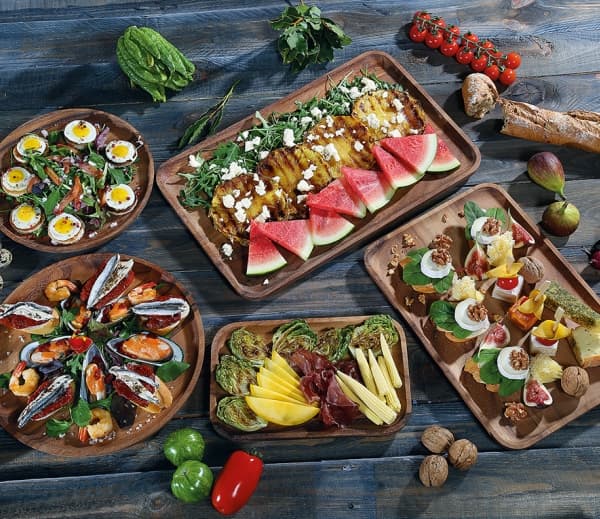 Zassenhaus Snackteller, Serveringsfat, Tre, Tre, Rund, 30 cm, 20 mm