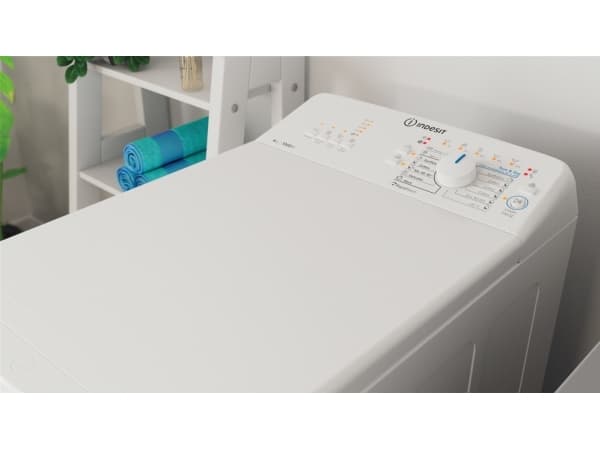 Indesit BTW L60400 EE/N, Toplader, 6 kg, C, 78 dB, 1000 RPM, C