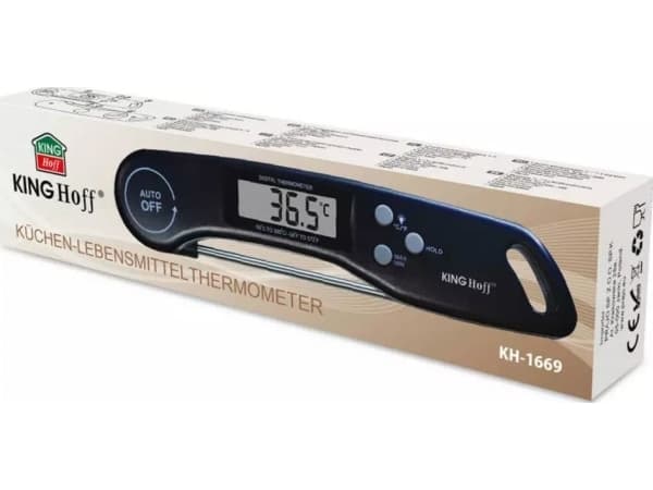 KINGHOFF KH-1669 LCD TERMOMETER MED STIFT