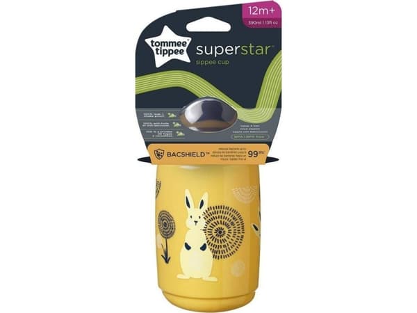 TOMMEE TIPPEE kopp SIPPER, 12m+, 390ml, gul, 447828