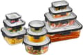 Miniatyrbild 5 av 5: GEFU 12757, Container, Torg, 0,8 l, Svart, Transparent, Glas, Plast, Silikon, Rostfritt stål, 300 ° C