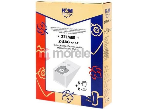 König & Meyer M MICROBAG 12-delad dammsugarpåse 321, 400, 2000, 4000 ELF