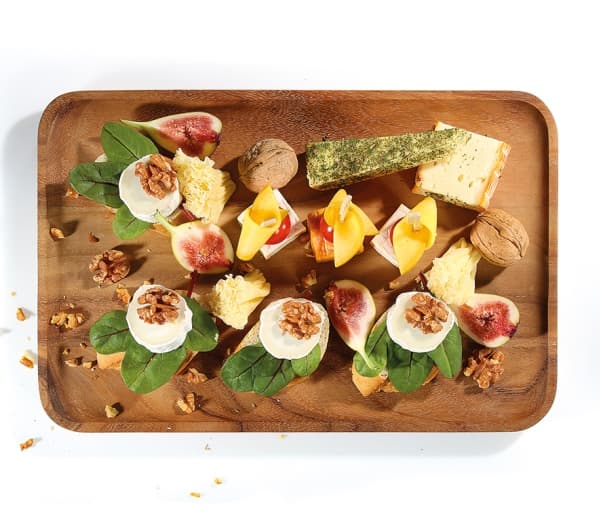 Zassenhaus Snackplatte, Serveringsskål, Trä, Trä, Rektangulär, 275 mm, 420 mm