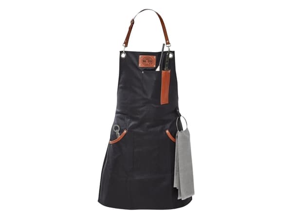 GEFU 89421, Unisex, Svart, Gjuten aluminium, Bomull, Rostfritt stål, 2 fickor, Handtvätt, 650 mm