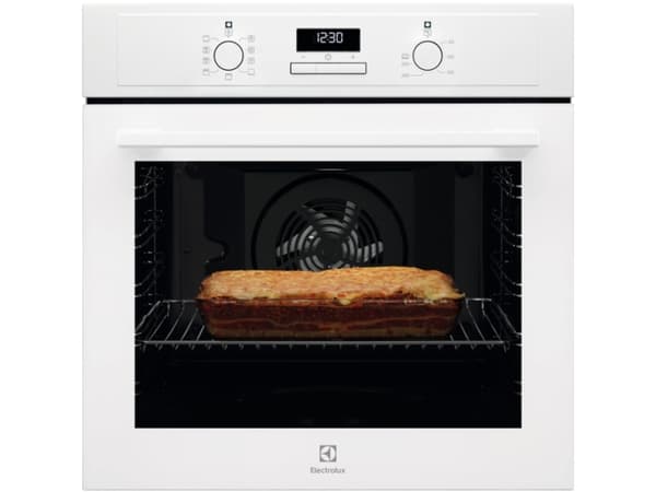 Electrolux EOF3H70V, Medium, Elektrisk ovn, 2790 W, 72 l, Innebygget, Hvit
