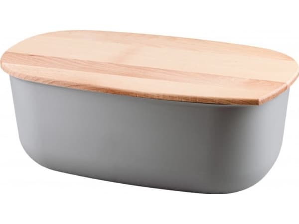 Brödlimpa Practic BAKER BAKE TANK WITH BEech board grå